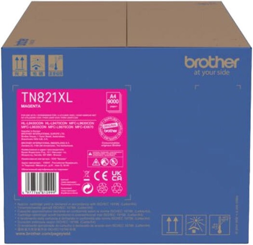 [TN-871XL-Magenta] Brother TN-871XL Toner Cartridge, Up to 9000 Yield, Vibrant Color Output, Magenta | TN-871XL-Magenta
