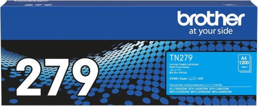 [TN279C] Brother TN279 Toner Cartridge, Up to 1200 Pages Yield, Cyan | TN279C