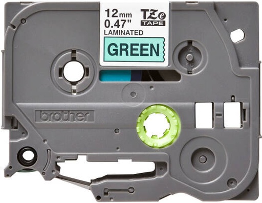 [TZe-731] Brother TZe-731 12mm Black on Green Laminated Tape, 12mm Wide, 8m Long, High Quality Genuine Laminate Cassette | TZe-731