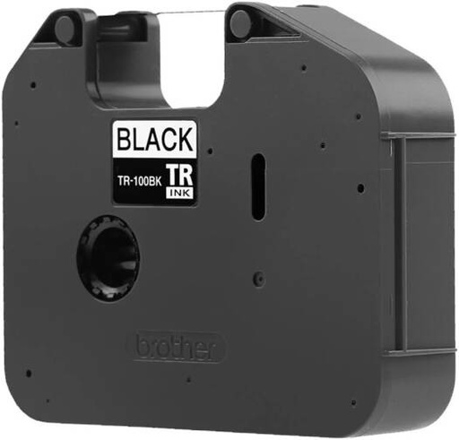 [TR-100BK] Brother TR100BK Ribbon Cassette, 100m, Black Ink | TR-100BK