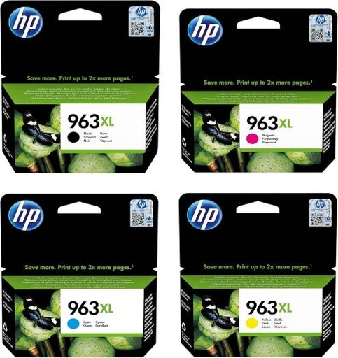 [hp-3yp35ae-963xl-high-yield-original-ink-cartridge-blackcyanmagentayellow-multipack] HP 3YP35AE 963XL High Yield Original Ink Cartridge, Black/Cyan/Magenta/Yellow, Multipack