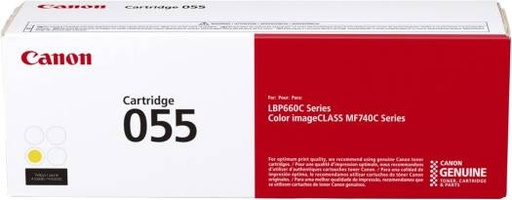 [canon-genuine-toner-cartridge-055-yellow-3013c001-1-pack-color-imageclass-mf741cdw-mf743cdw-mf745cdw-mf746cdwlbp664cdw-laser-printers] Canon Genuine Toner, Cartridge 055 Yellow (3013C001) 1 Pack Color imageCLASS MF741Cdw, MF743Cdw, MF745Cdw, MF746Cdw,LBP664Cdw Laser Printers