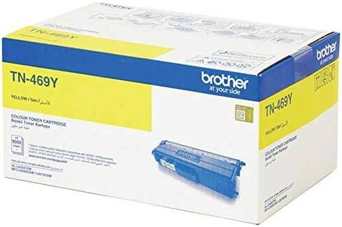 [brother-tn-469y-genuine-color-toner-cartridge-yellow-page-yield-up-to-9000-pages] Brother TN-469Y Genuine Color Toner Cartridge, Yellow, Page Yield up to 9,000 Pages