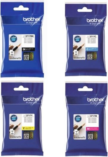 [brother-lc3717-ink-set-for-mfc-j2330dw-mfc-j2730dw-mfc-j3530dw-and-mfc-j3930dw] Brother LC3717 Ink Set for MFC-J2330DW, MFC-J2730DW, MFC-J3530DW and MFC-J3930DW