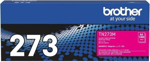 [brother-genuine-tn273m-standard-yield-magenta-ink-printer-toner-cartridge-prints-up-to-1300-pages-1pc] Brother Genuine TN273M Standard Yield Magenta Ink Printer Toner Cartridge, Prints up to 1,300 pages-1pc