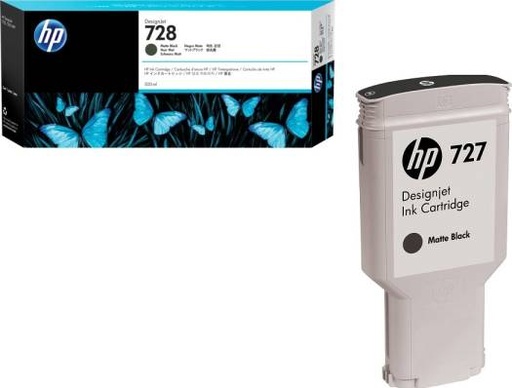 [C1Q12A] HP 727 300-ml Matte Black DesignJet Ink Cartridge | C1Q12A