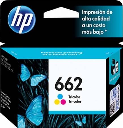 [CZ104AL] HP 662 Tri-color Original Ink Advantage Cartridge | CZ104AL