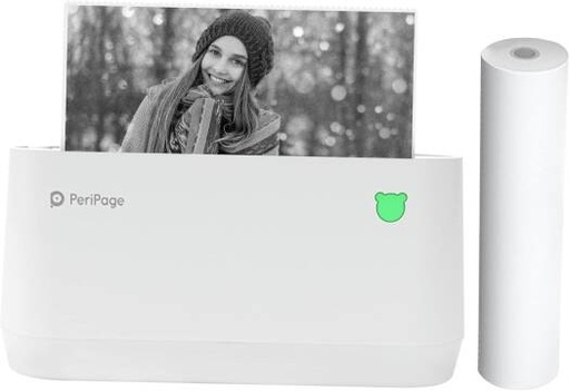 [6971747662094] PeriPage A9Max 203dpi Sticker Printer, Mini Thermal Printer, Sticker Maker Machine, Portable Bluetooth Pocket Phone Printer, White | 6971747662094