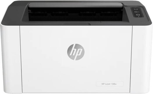 [4ZB80A] HP LaserJet 108w Wireless Mono Laser Printer, High-Speed 21ppm Black Print, 1200x1200 DPI Sharp Resolution, USB 2.0 & Wi-Fi Connectivity, A4 Single-Function, HP Smart App Mobile Printing | 4ZB80A