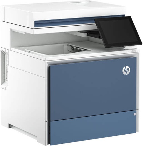 [6QN29A] HP Color LaserJet Enterprise MFP 5800dn Printer, Print, Copy, Scan, Up to 45 ppm Print Speed, Automatic Duplex Printing, 8" Colo Graphic Touch Display, 550-Sheet Tray Handling, Blue / White | 6QN29A