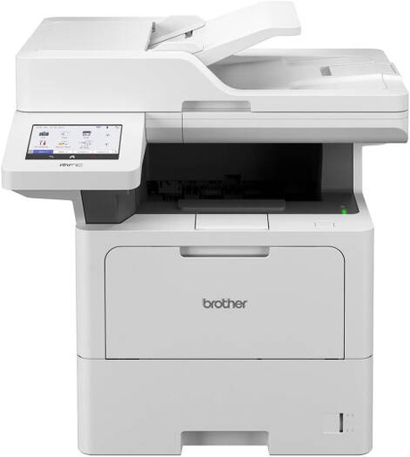 [MFC-L6710DW] Brother MFC-L6710DW Mono Laser Printer, Print, Scan, Copy, Fax, Up to 50/52 ppm Print Speed, Up to 1200 x 1200 dpi Resolution, 5.0" Colour Touch LCD Display, Wireless Connectivity, White | MFC-L6710DW