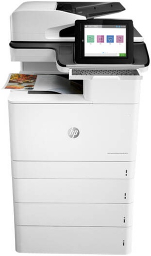 [3WT91A] HP M776z Color LaserJet Enterprise Flow MFP Printer, Print, Copy, Scan Fax, Up to 46 ppm Print Speed, Automatic Duplex Printing, Up to 1200x1200 dpi Resolution, 9" Touch Display, White | 3WT91A