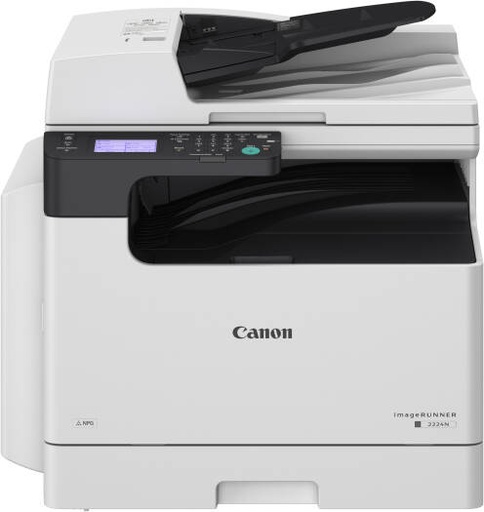 [IR 2224N] Canon imageRUNNER 2224N Multifuntional Laser Printer, Print, Copy, Scan, Fax, 3.5" Monochrome Touch Panel, 24 ppm (A4) Print Speed, Up to 1200x1200 DPI, 250 Sheets Max Output, White | IR 2224N