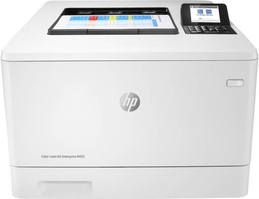 [3PZ95A] HP Color LaserJet ENT M455dn Laser Printer, Auto Duplex Printing, Up to 28ppm Print Speed, Wi-Fi Direct Printing, 2.7" Color Display, 250 Sheet Input Tray, USB 2.0 / Gigabit Ethernet, White | 3PZ95A