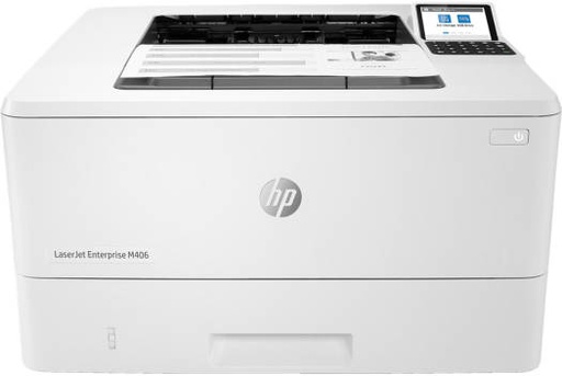 [3PZ15A#BGJ] HP LaserJet Enterprise M406dn Printer, 2.7" Color Touchscreen Display, Up to 42ppm Print Speed, Auto Duplex Printing, White | 3PZ15A#BGJ