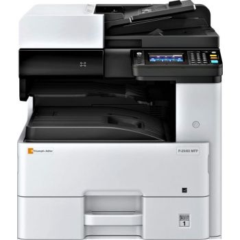 [P-2540i-ST] Triumph Adler P-2540i MFP Laser Printer, 250 Sheets A4 Paper Output, 1200 x 1200 Dpi Resolution, Max 25 A4 Pages/Min Copy Speed, Copy / Print / Scan, Fax (Optional), Single Tray, White | P-2540i-ST