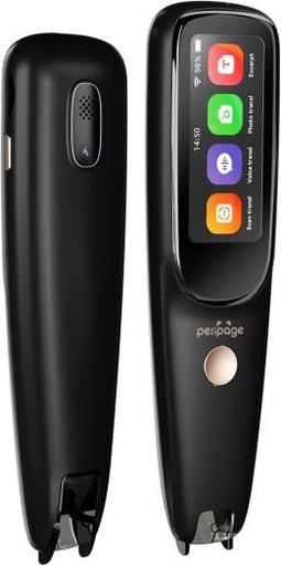 [6971747662377] Peripage Dictionary Translation Scanning Pen D2s, Mobile Scanner Translator 112 Language, AI Voice Translator Device, Offline Online Translation, Black | 6971747662377