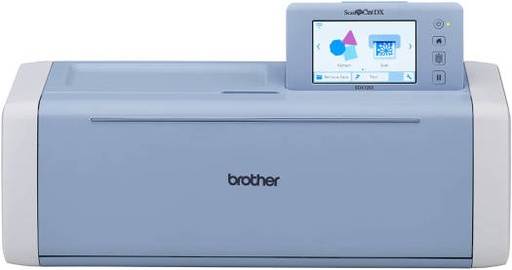 [SDX1200] Brother ScanNCut SDX1200 Hobbyplotter with Scanner, 5" LCD Touch Display, 1300+ Built-in Designs &17 Fonts, True Auto Blades, Wireless LAN, Reads Most PES/PHC/PHX Embroidery Data, Blue | SDX1200
