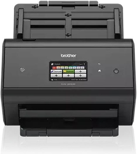[8WD50400141] Brother ADS-3600W Document Scanner, 50 Sheets ADF, 50 PPM Simplex / 100 IPM Duplex Scan Speed, 600 DPI Resolution, USB 3.0/Ethernet/Wi-Fi, Black | 8WD50400141