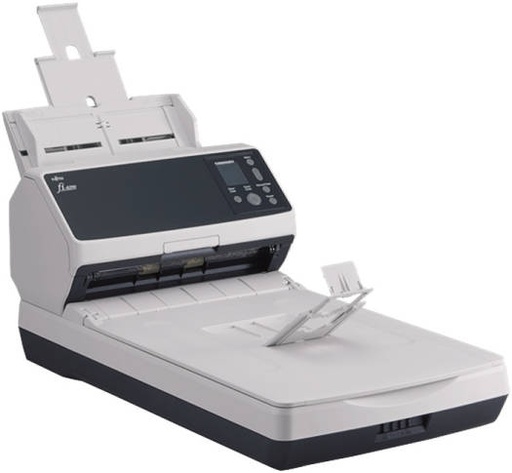 [PA03810-B501] RICOH Fi-8290 Image Scanner, 90 PPM Simplex & 180 IPM Duplex Scanning Speed, 600 DPI Resolution, 100 Sheets ADF Capacity, USB, Ethernet, Black/Light Gray | PA03810-B501
