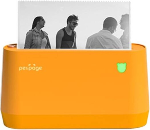[A9sMax] PeriPage A9sMax 304dpi Sticker Printer, Mini Thermal Printer, A9sMax Sticker Maker Machine, Portable Bluetooth Pocket Phone Printer, Orange | A9sMax