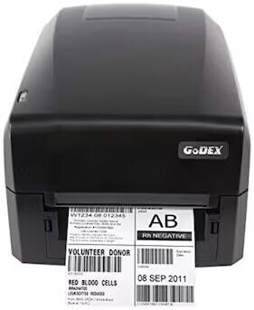 [GE300] GoDEX GE300 4-Inch Thermal Transfer Barcode Label Printer 203 DPI with USB, Ethernet & Serial Connectivity, Black | GE300