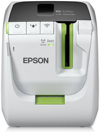 [LW-1000P] Epson LabelWorks LW-1000P Professional Thermal Transfer Label Printer with 360 dpi High Resolution, USB Wi-Fi Ethernet Connectivity and Auto Cutter, White | LW-1000P