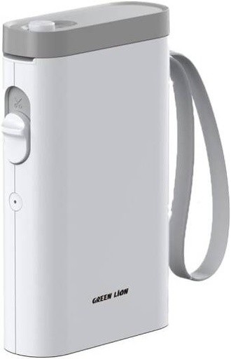 [GNSNLBLPNTWH] Green Lion Label Printer Snap Label Thermal Printer 14mm Bluetooth Wireless 203 DPI Built In Cutter 1300mAh Battery USB Type C | GNSNLBLPNTWH