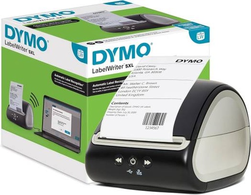[dymo-labelwriter-5xl-label-printer-automatic-label-recognition-prints-extra-wide-shipping-labels-from-amazon-dhl-more-perfect-for-ecommerce-sellers-uk-3-pin-plug] Dymo LabelWriter 5XL Label Printer Automatic Label Recognition Prints Extra-Wide Shipping Labels from Amazon, DHL & More Perfect for eCommerce Sellers UK 3 Pin Plug