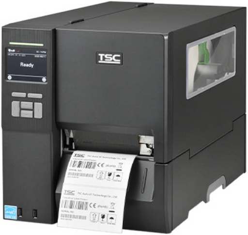 [MH241T-A001-0302] TSC MH241 Thermal Transfer Label Printer, 203 DPI 8mm Dots Resolution, 4.3'' Color LCD, Ethernet / Serial RS-232 / USB Connectivity, 14ips Print Speed, Bluetooth, Black | MH241T-A001-0302