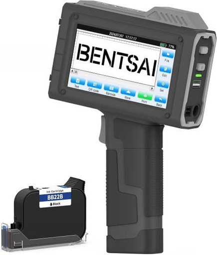 [BT-HH6205B] BENTSAI BT-HH6205B Portable Handheld Inkjet Printer, High-Resolution Coding & Marking Machine, Grey | BT-HH6205B