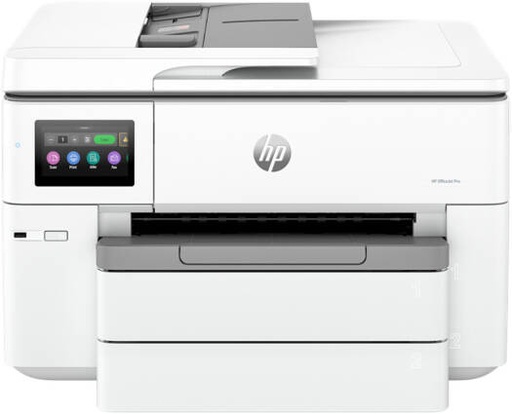 [537P5C] HP OfficeJet Pro 9730 Wide Format All-in-One Printer, Print, Copy, Scan, Up to 34 ppm Print Speed, Automatic Duplex Printing, Up to 4800x1200 Optimized dpi 1200x1200 Rendered dpi, White | 537P5C