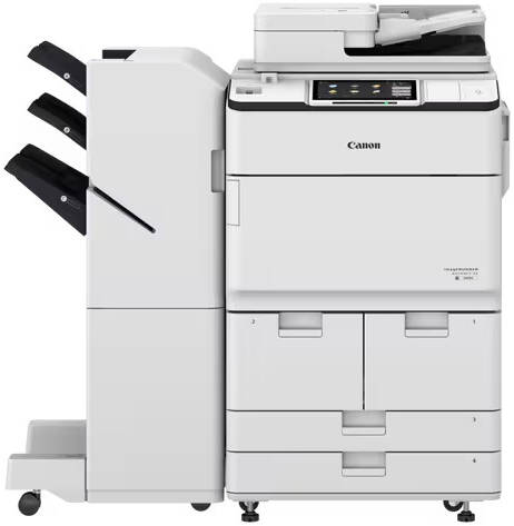 [49500001AA] Canon imageRUNNER ADVANCE DX 8986 Printer, Up to 86 PPM Print/Copy Speed, 1200 x 1200 DPI Print Resolution, 10.1" Intuitive Touch Screen, 5000 Max Paper Capacity, Gray | 49500001AA