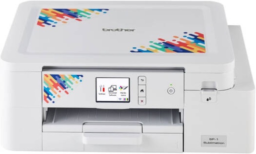 [SP-1] Brother SP-1 Sublimation Printer, Small Footprint, 1200 x 2400 dpi, Maximum Print Size of 8.5 x 14", Fast Printing Speeds, Starter Ink Cartridge, White | SP-1