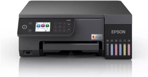 [EcoTank L8100] Epson EcoTank L8100 A4 3-in-1 Photo Printer, Epson Smart Panel App, Ink Tank System, 5.400 Pages, 1.500 Photos Color Yield, 1200 DPI x 4800 DPI, 37dB Noise Level, Black | EcoTank L8100