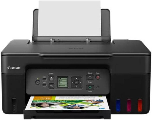 [5805C009] Canon PIXMA G3470 Wireless Colour 3-in-1 Refillable MegaTank Printer, A4 Print, Copy, Scan, U to 11 ipm Fast Print Speeds, 1.3” LCD Display, 100 Sheet Capacty, Wi-Fi Connect, Mac/Win, Black | 5805C009