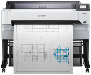 [C11CH65301A1] Epson SureColor SC-T5400M-MFP 3-in-1 Printer, 4.3" Colour LCD Touch Panel, 2400 x 1200 DPI Resolution, 800 Nozzles, 4pl Droplet Technology, 240V, White | C11CH65301A1