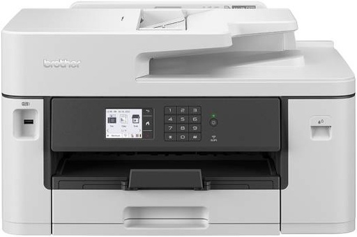 [MFC-J2340DW] Brother Professional A3 Wireless AIO Inkjet Printer, 1200 4800 dpi Resolution, 28 ppm Print Speed, 2 Sided Printing, Up to 250 Sheet Input, Printer/Scanner/Copier, USB 2.0, White | MFC-J2340DW