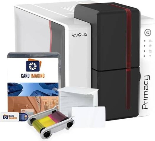 [evolis-primacy-2-single-sided-id-card-printer-supplies-bundle-badge-machine-pm2-0001-a] Evolis Primacy 2 Single Sided ID Card Printer & Supplies Bundle Badge Machine (PM2-0001-A)