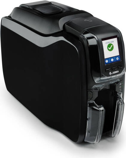 [ZC350] Zebra ZC350 ID Card Printer, Dual-Sided Printing Type, 300 dpi (11.8 dots/mm) Resolution, Graphical Color LCD, PVC & PVC Composite Compatible, USB 2.0 & Built-In Ethernet Interfaces, Black | ZC350