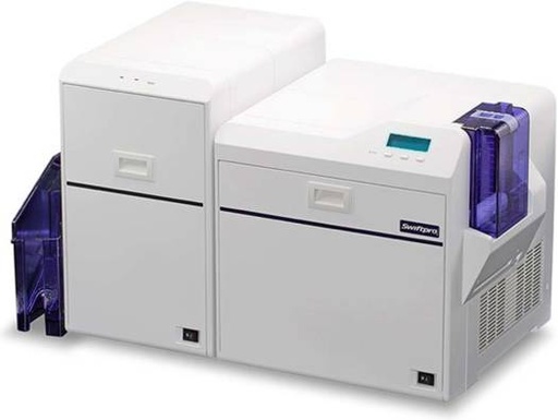 [7710006150] Swiftpro K60D Double Sided Retransfer Printer, With Bend Remedy, 600 DPI Print Resolution, 100 Card Feeder Capacity, Patch / Overlay Layer Security, Lamination Option, White | 7710006150