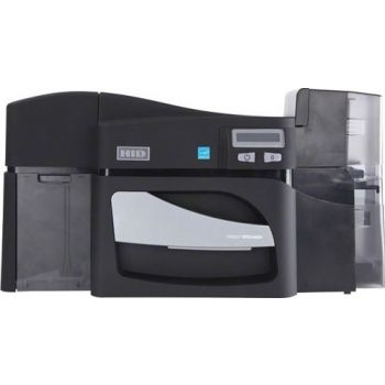 [055400] HID Fargo DTC4500e Dual-Sided ID Card Printer, Dual-Sided Card Lamination, Dye Sublimation, Color YMCKO Print Speed 16 sec/card, Black | 055400
