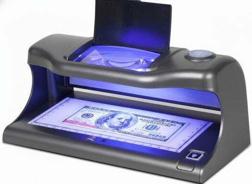 [NCTS-MD02] NCTS MD02 UV Counterfeit Detector Verifies Banknotes, Cheques, Passports, Credit Cards,UV MG WM MGF, Magnetic Ink Detection Sensor, Double Magnifier | NCTS-MD02