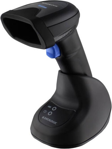 [QBT2500-BK-BTK1] Datalogic QuickScan QBT2500 Bluetooth Scanner, 2D, Imager, Digimarc, Multi-Interface (RS232, KBW, USB), IP52 Protection Class, (USB, Straight, 2m), Charging/Transmitter Cradle, Black | QBT2500-BK-BTK1