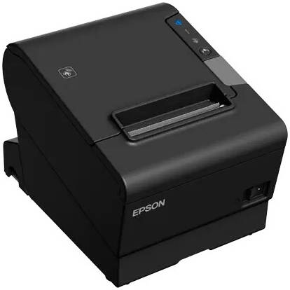 [C31CE94112A0] Epson TM-T88VI (112A0) Serial USB Ethernet POS Thermal Receipt Printer, 350mm/s High-Speed Printing, Reliable POS Printer for Retail & Hospitality Systems, Black | C31CE94112A0