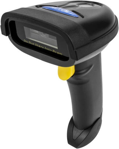 [NT-1228BL] NETUM NT-1228BL 2D Bluetooth Barcode Scanner, CMOS Sensor, 2 Upload Mode, Key Trigger Mode & Continuous Scan Mode, Bluetooth, 2.4GHz & USB Wired Connection, 2000mAh Battery, Black/Yellow | NT-1228BL