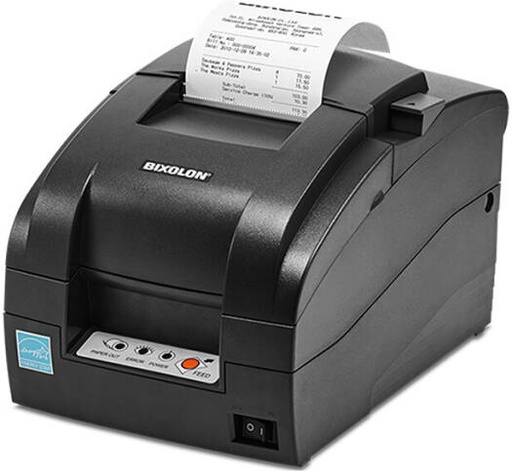 [SRP-275IIICOESG] Bixolon SRP-275III Receipt Printer, 9 Pin Serial Dot Matrix Print Method, Up to 5.1 lps Print Speed, Up to 144 dpi Resolution, Rear Cover Open, Black | SRP-275IIICOESG