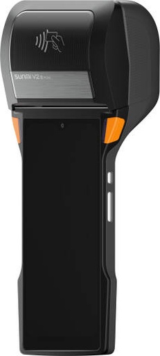 [P06054010] Sunmi V2S Plus T5F0 Handheld POS Terminal with Built In Printer, 6.22" HD+ Touch Display, 3GB RAM, 32GB Storage, 2M+13M Camera, 4G / WiFi, 1D/2D Scanner, 80mm Label, NFC, USB Type-C, Black | P06054010