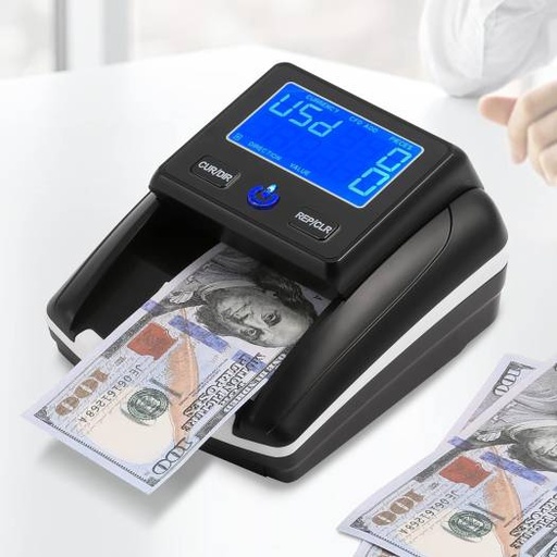 [portable-counterfeit-bill-detector-rechargeable-4-way-direction-usd-eur-aed-bill-checker-machine-w-visual-audible-reminding-1s-accurate-money-detector-car-office-home-w-total-value-display] Portable Counterfeit Bill Detector, Rechargeable 4 Way Direction USD, EUR & AED Bill Checker Machine w/ Visual & Audible Reminding, 1s Accurate Money Detector Car/Office/Home w/ Total Value Display