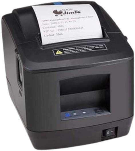 [IRP-200+] Ice IRP200 Thermal Receipt Printer, Print Speeds Up To 260 mm/sec, USB + Serial + LAN Interfaces, 72mm Printing Area, Partial Auto Cutter, Black | IRP-200+